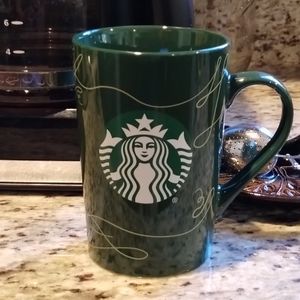 Starbucks Green Holiday Christmas Tree 2020 Ceramic Mug, 11 oz - Pre-owned, EUC!